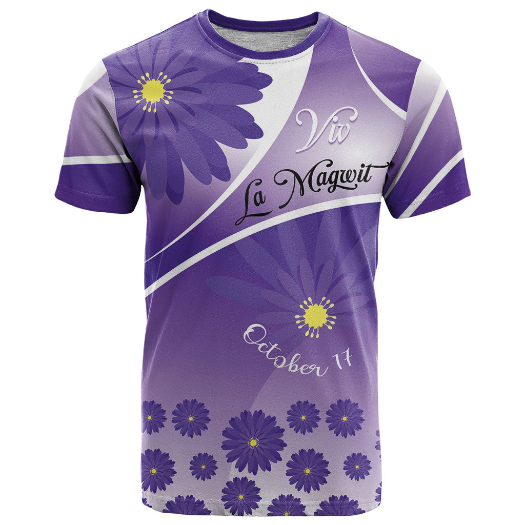 Personalised Saint Lucia La Magewit T Shirt La Marguerite Flower