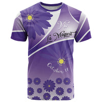 Personalised Saint Lucia La Magewit T Shirt La Marguerite Flower