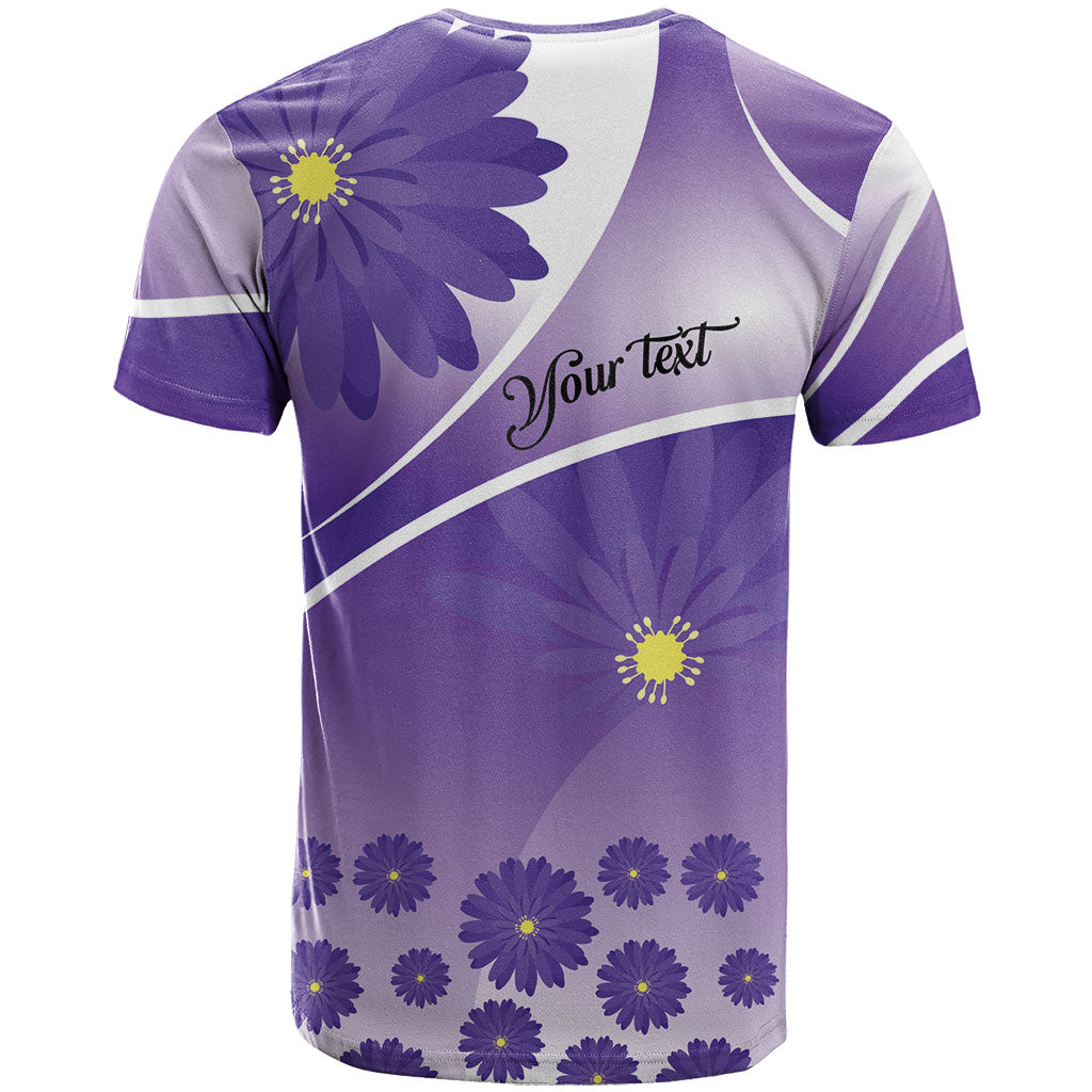 Personalised Saint Lucia La Magewit T Shirt La Marguerite Flower