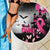 At Halloween We Think Pink Beach Blanket Pink Ribbon Butterflies - Wonder Print Shop