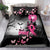 At Halloween We Think Pink Bedding Set Pink Ribbon Butterflies - Wonder Print Shop