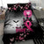 At Halloween We Think Pink Bedding Set Pink Ribbon Butterflies - Wonder Print Shop