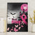 At Halloween We Think Pink Canvas Wall Art Pink Ribbon Butterflies - Wonder Print Shop
