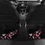 At Halloween We Think Pink Car Mats Pink Ribbon Butterflies - Wonder Print Shop