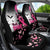 At Halloween We Think Pink Car Seat Cover Pink Ribbon Butterflies - Wonder Print Shop