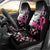 At Halloween We Think Pink Car Seat Cover Pink Ribbon Butterflies - Wonder Print Shop