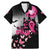 Personalized At Halloween We Think Pink Family Matching Mermaid Dress and Hawaiian Shirt Pink Ribbon Butterflies - Wonder Print Shop