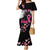 Personalized At Halloween We Think Pink Family Matching Mermaid Dress and Hawaiian Shirt Pink Ribbon Butterflies - Wonder Print Shop