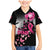 Personalized At Halloween We Think Pink Family Matching Mermaid Dress and Hawaiian Shirt Pink Ribbon Butterflies - Wonder Print Shop