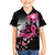 Personalized At Halloween We Think Pink Family Matching Puletasi and Hawaiian Shirt Pink Ribbon Butterflies - Wonder Print Shop