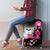 At Halloween We Think Pink Luggage Cover Pink Ribbon Butterflies - Wonder Print Shop