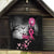 At Halloween We Think Pink Quilt Pink Ribbon Butterflies - Wonder Print Shop