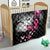 At Halloween We Think Pink Quilt Pink Ribbon Butterflies - Wonder Print Shop