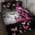 At Halloween We Think Pink Quilt Bed Set Pink Ribbon Butterflies - Wonder Print Shop