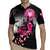 Personalized At Halloween We Think Pink Rugby Jersey Pink Ribbon Butterflies - Wonder Print Shop