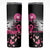 Personalized At Halloween We Think Pink Skinny Tumbler Pink Ribbon Butterflies - Wonder Print Shop