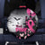 At Halloween We Think Pink Spare Tire Cover Pink Ribbon Butterflies - Wonder Print Shop