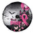 At Halloween We Think Pink Spare Tire Cover Pink Ribbon Butterflies - Wonder Print Shop