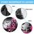 At Halloween We Think Pink Spare Tire Cover Pink Ribbon Butterflies - Wonder Print Shop