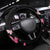 At Halloween We Think Pink Steering Wheel Cover Pink Ribbon Butterflies - Wonder Print Shop