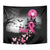 At Halloween We Think Pink Tapestry Pink Ribbon Butterflies - Wonder Print Shop