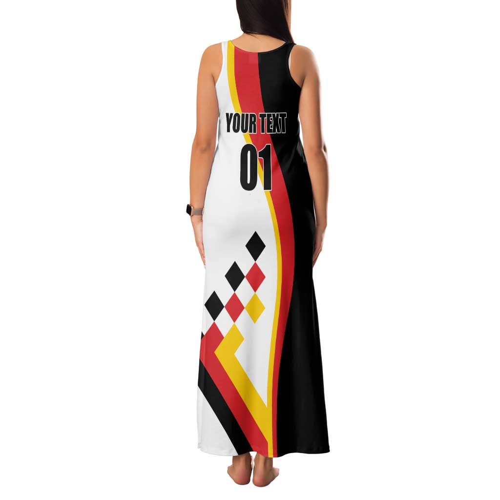 Custom Germany Football Family Matching Tank Maxi Dress and Hawaiian Shirt Auf gehts Deutschland Girls - Wonder Print Shop