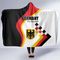Germany Football Hooded Blanket Auf gehts Deutschland Girls