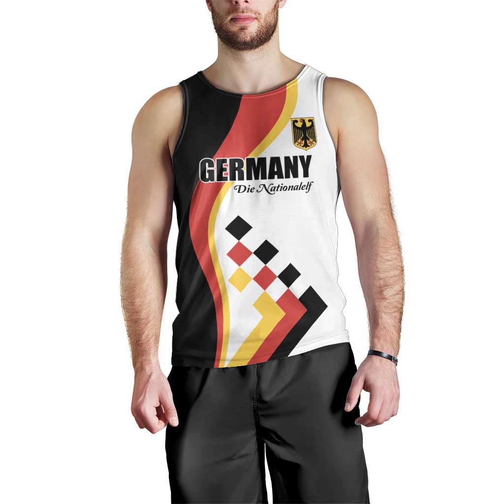 Custom Germany Football Men Tank Top Auf gehts Deutschland Girls - Wonder Print Shop