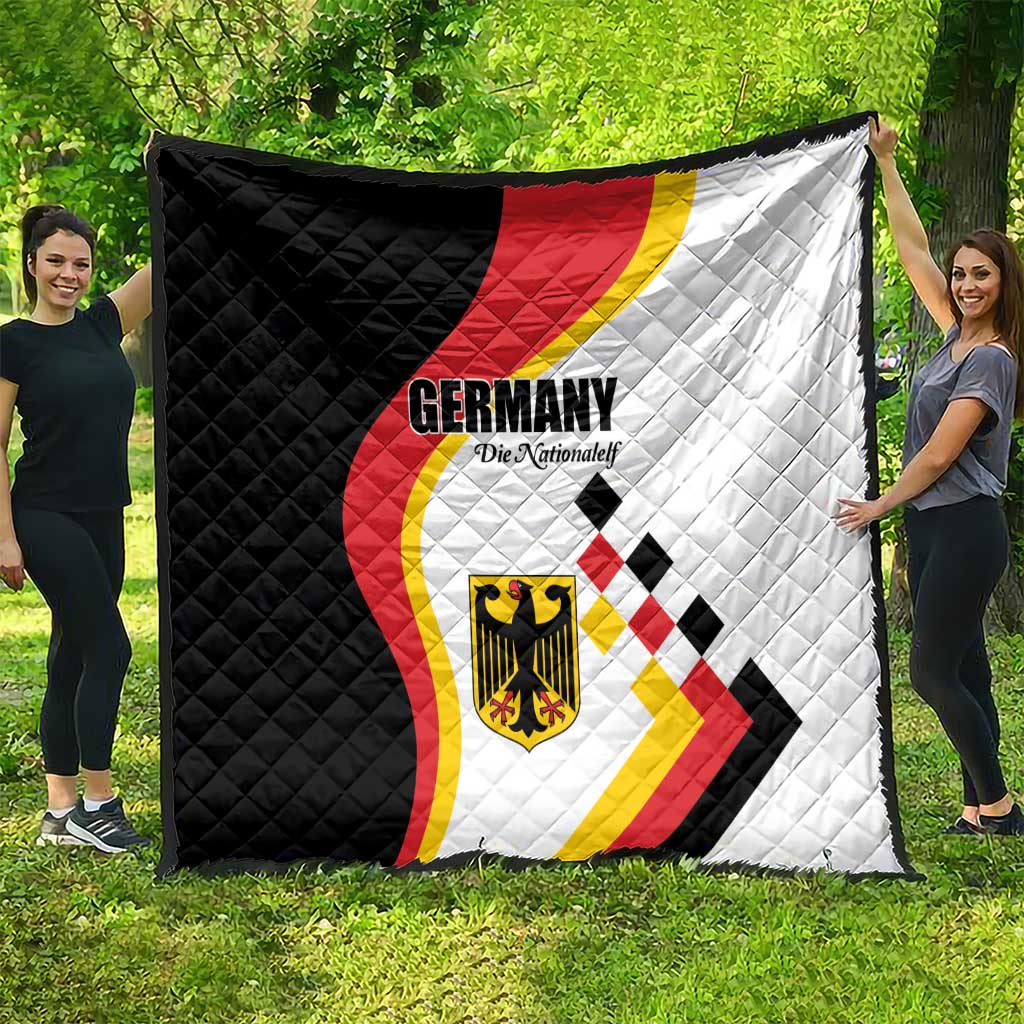 Germany Football Quilt Auf gehts Deutschland Girls - Wonder Print Shop