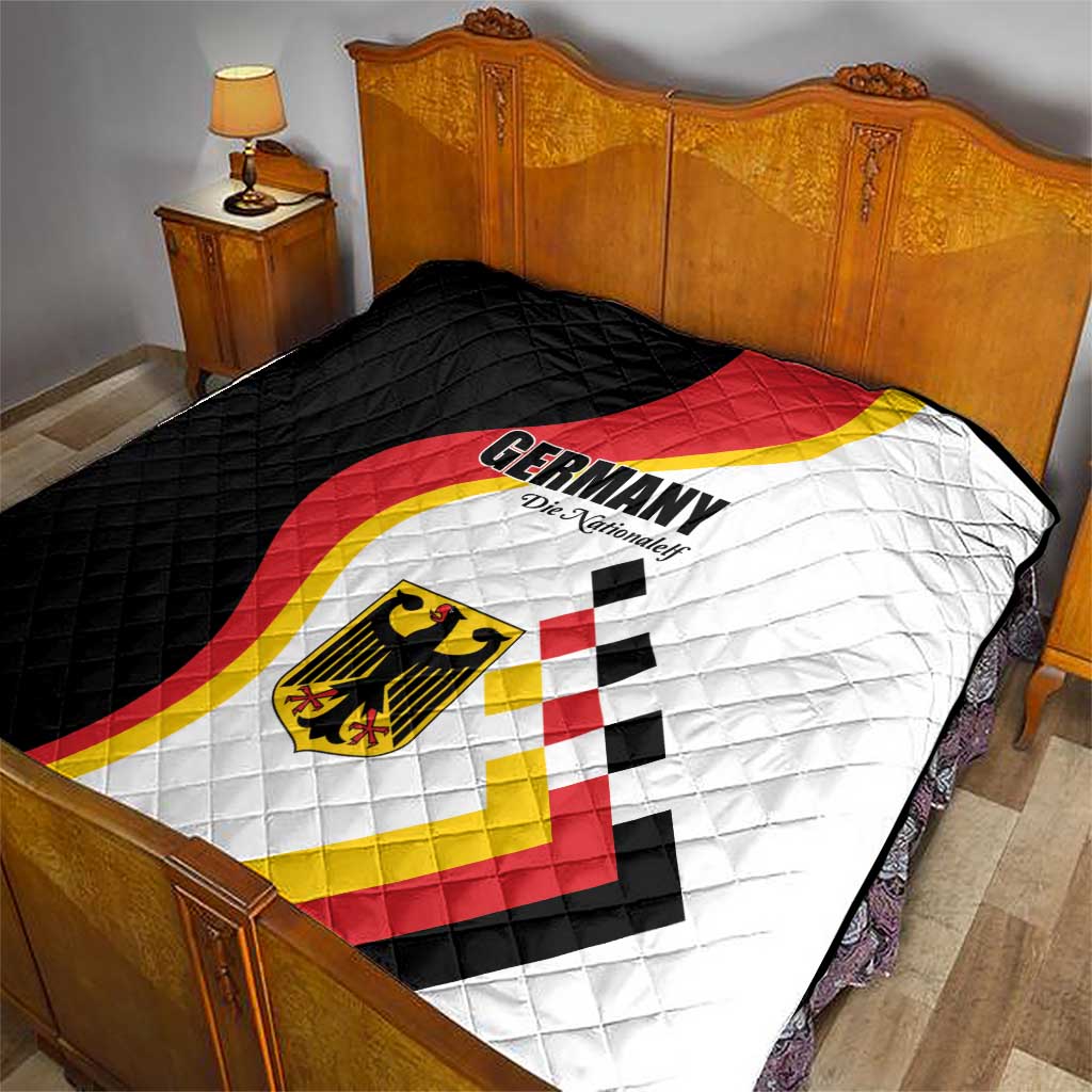 Germany Football Quilt Auf gehts Deutschland Girls - Wonder Print Shop