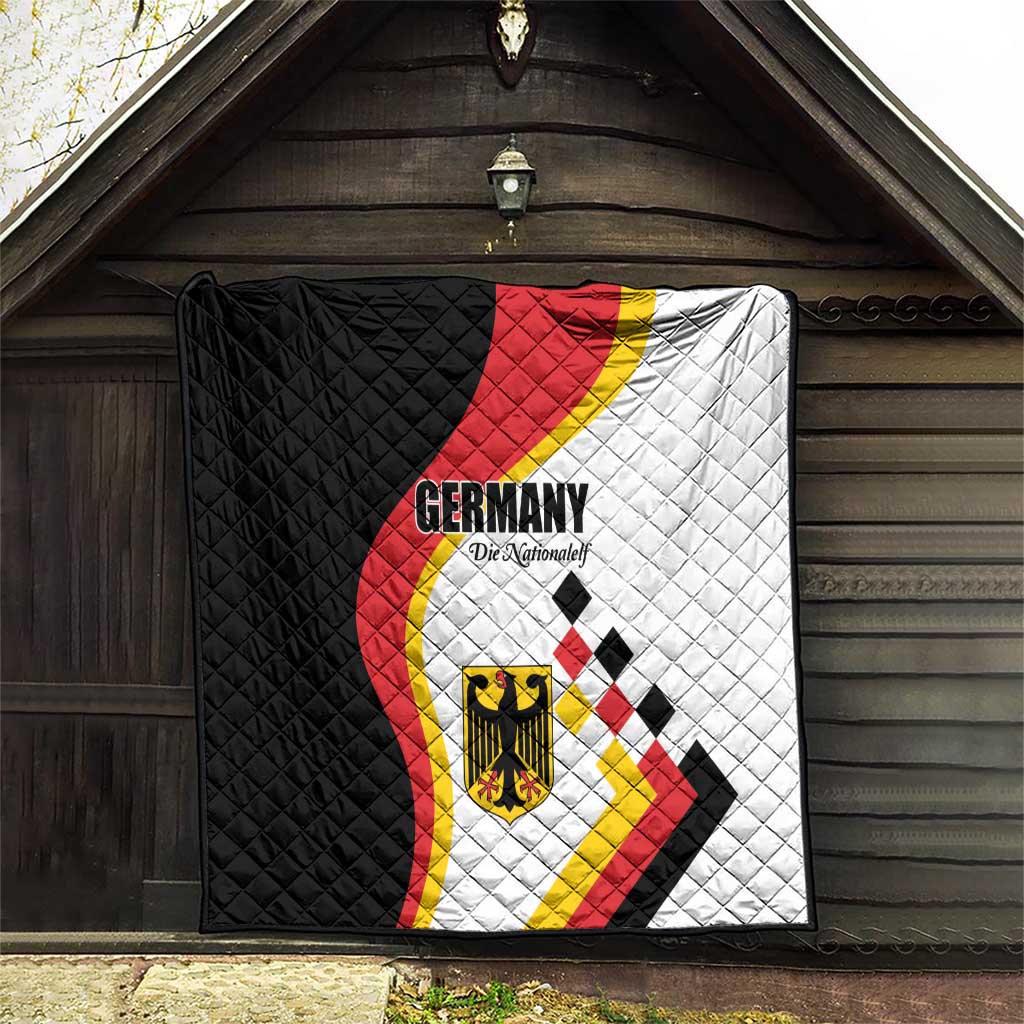 Germany Football Quilt Auf gehts Deutschland Girls - Wonder Print Shop