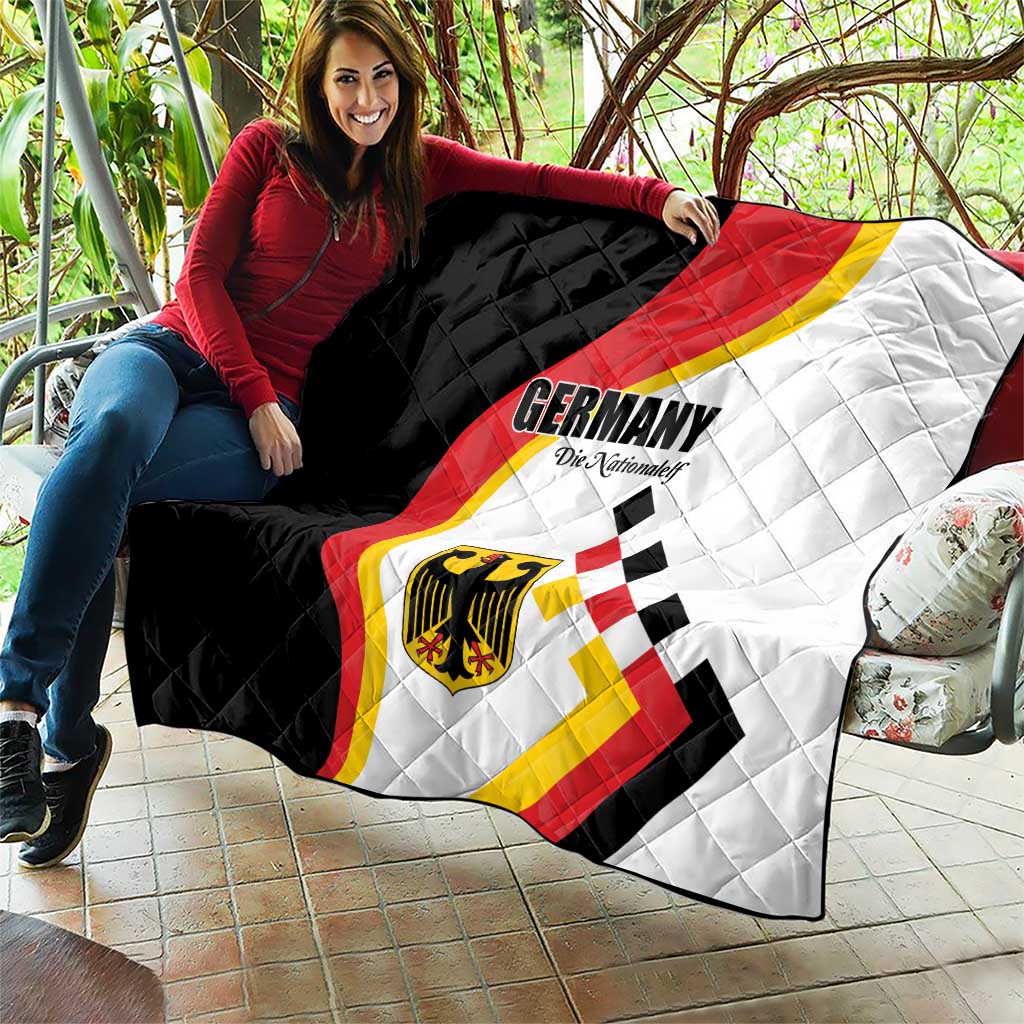 Germany Football Quilt Auf gehts Deutschland Girls - Wonder Print Shop