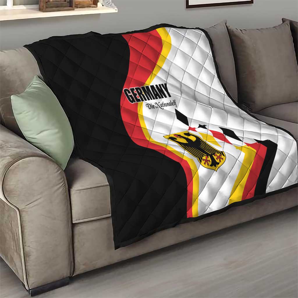 Germany Football Quilt Auf gehts Deutschland Girls - Wonder Print Shop