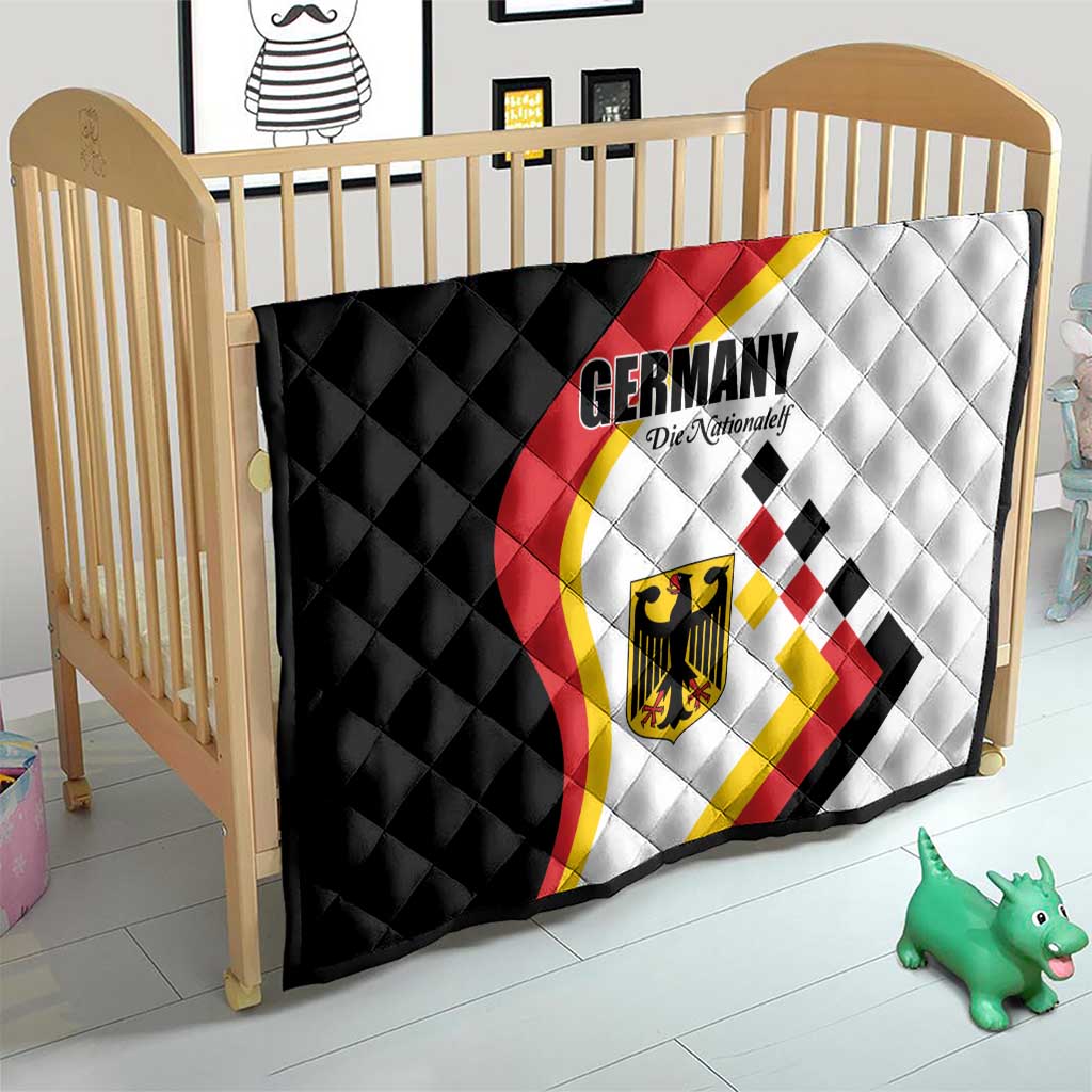 Germany Football Quilt Auf gehts Deutschland Girls - Wonder Print Shop