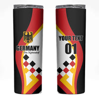 Custom Germany Football Skinny Tumbler Auf gehts Deutschland Girls - Wonder Print Shop