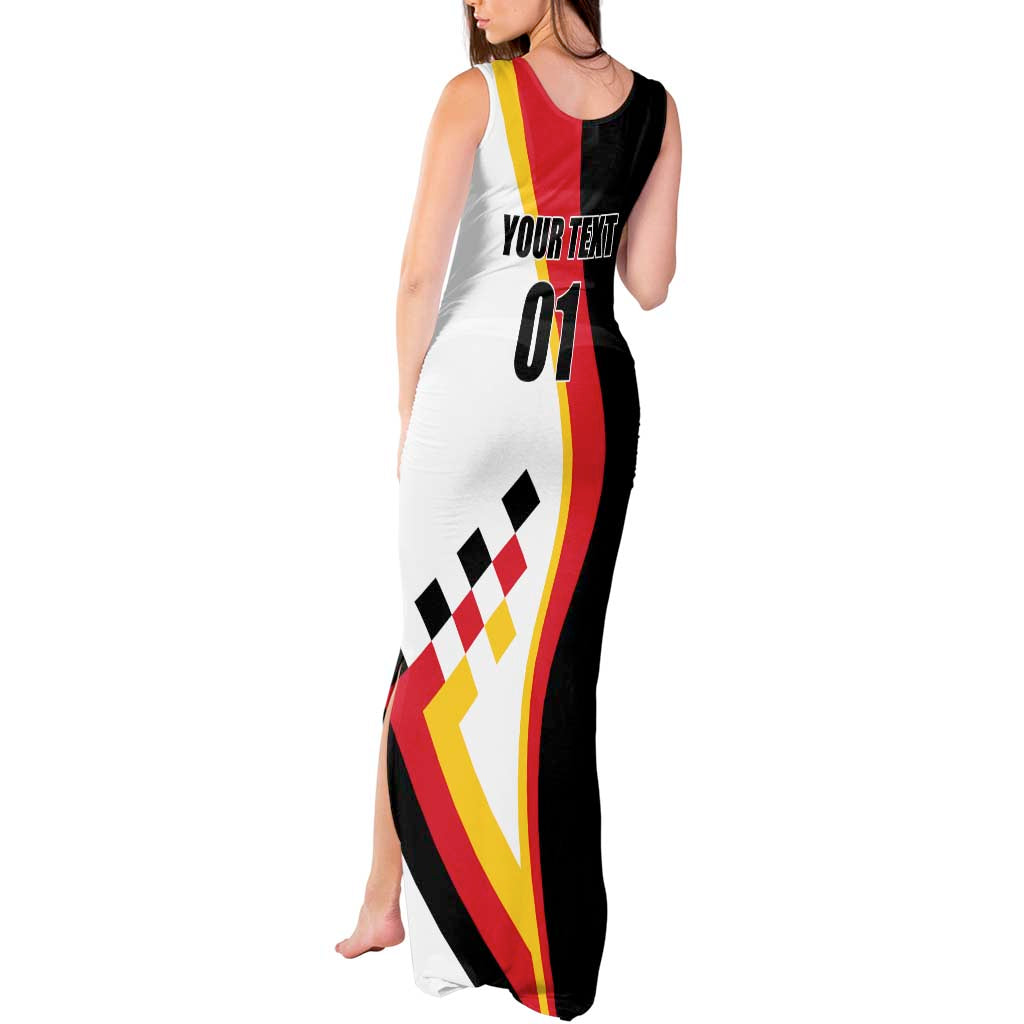 Custom Germany Football Tank Maxi Dress Auf gehts Deutschland Girls - Wonder Print Shop