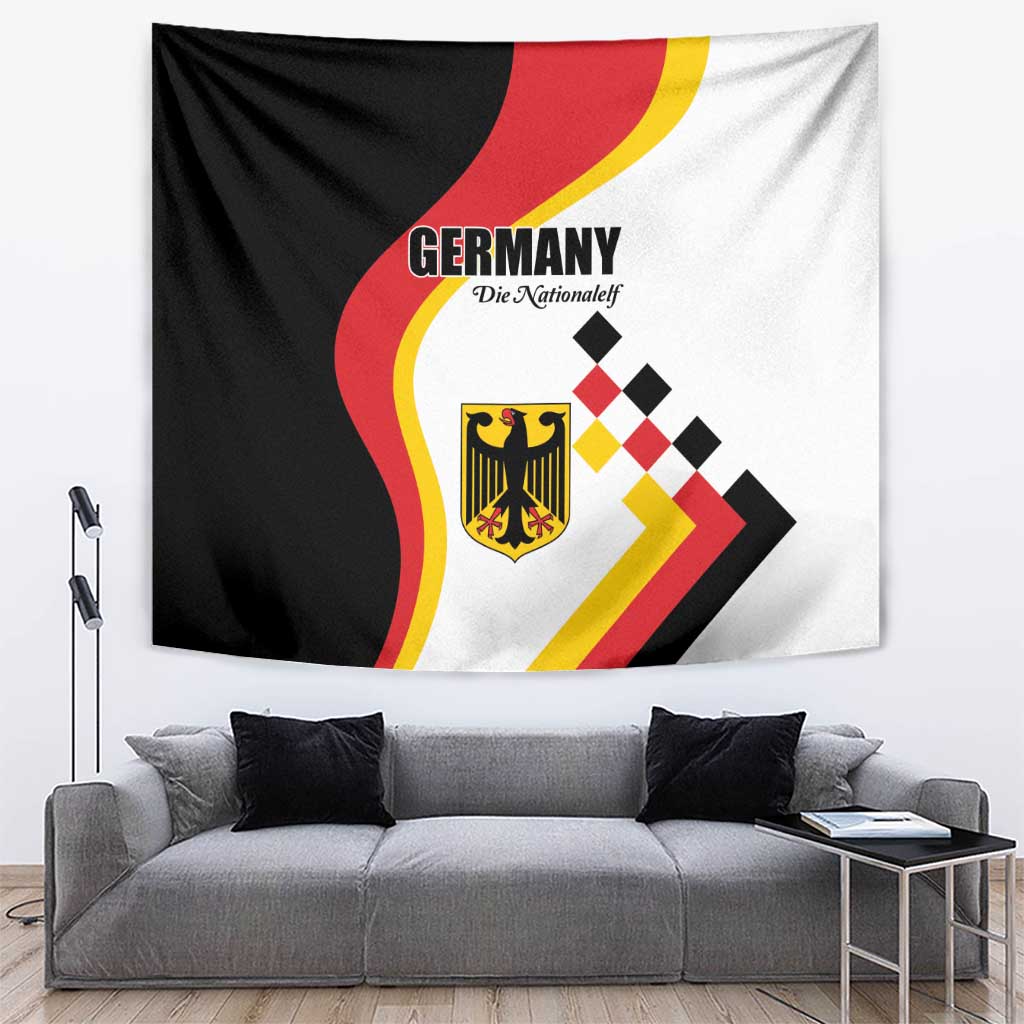 Germany Football Tapestry Auf gehts Deutschland Girls - Wonder Print Shop