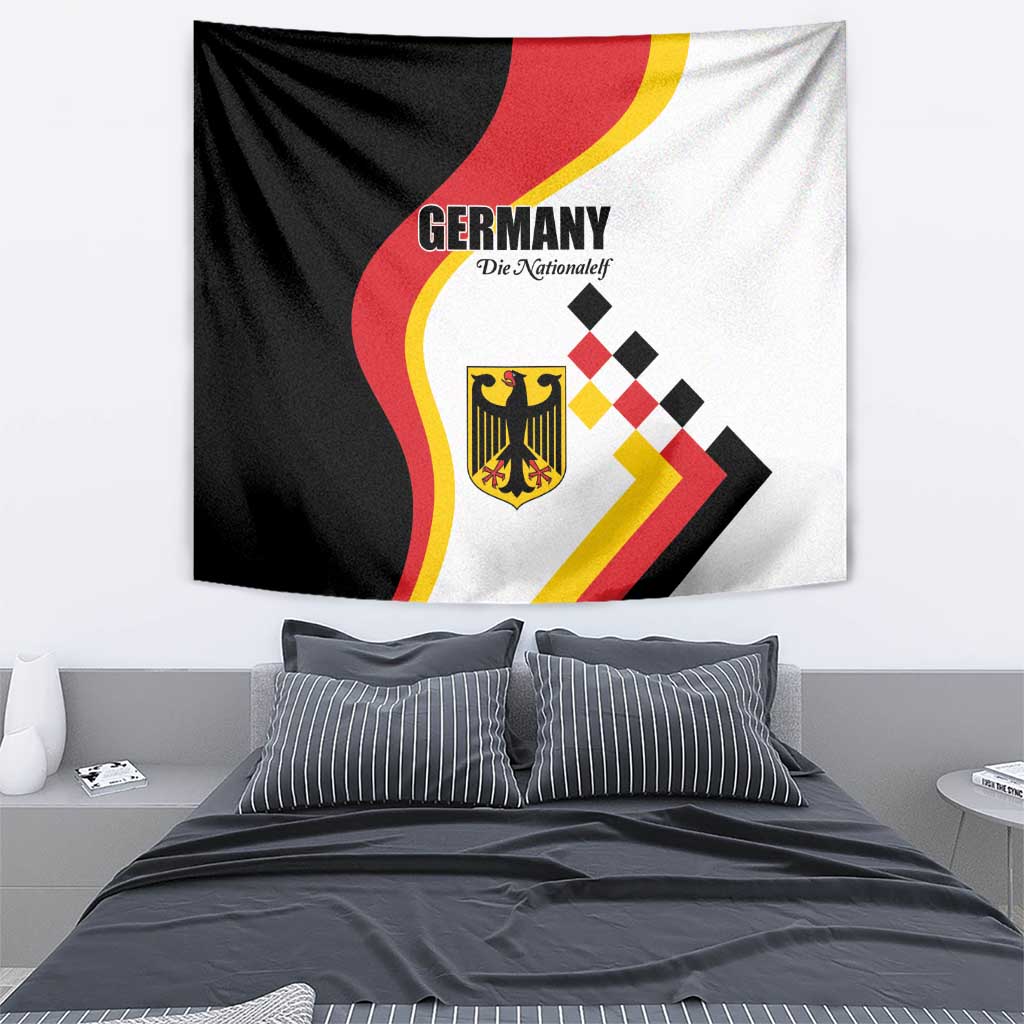 Germany Football Tapestry Auf gehts Deutschland Girls - Wonder Print Shop