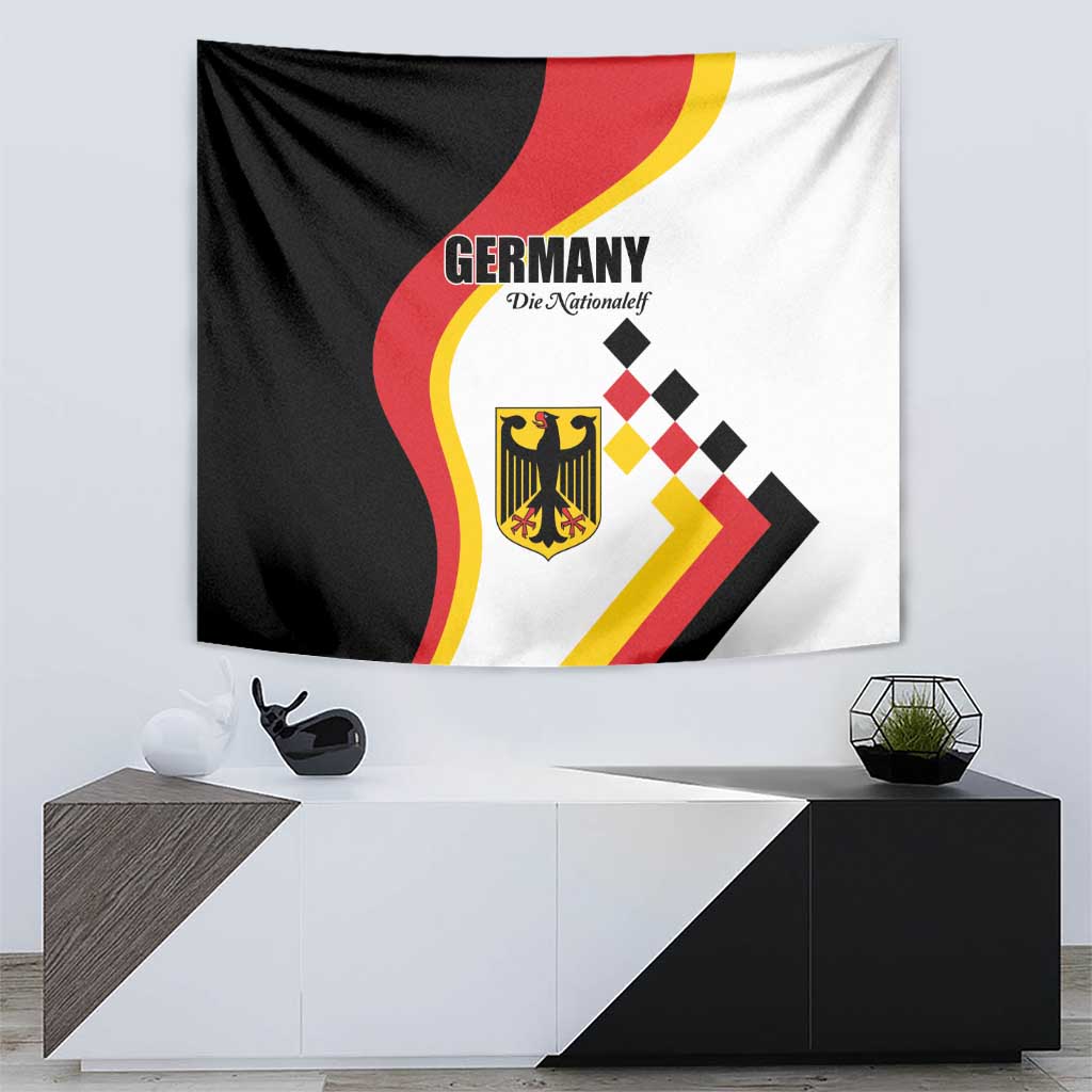 Germany Football Tapestry Auf gehts Deutschland Girls - Wonder Print Shop