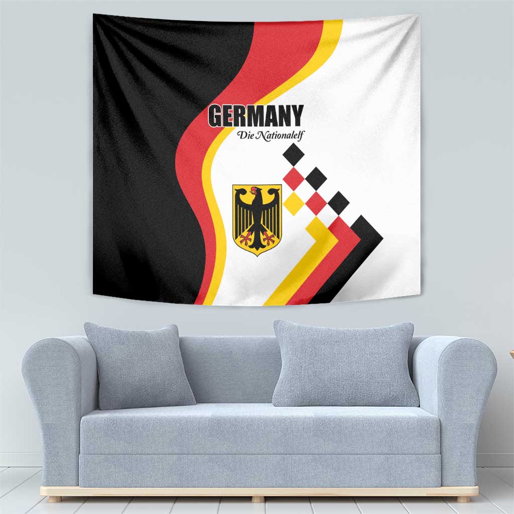 Germany Football Tapestry Auf gehts Deutschland Girls - Wonder Print Shop