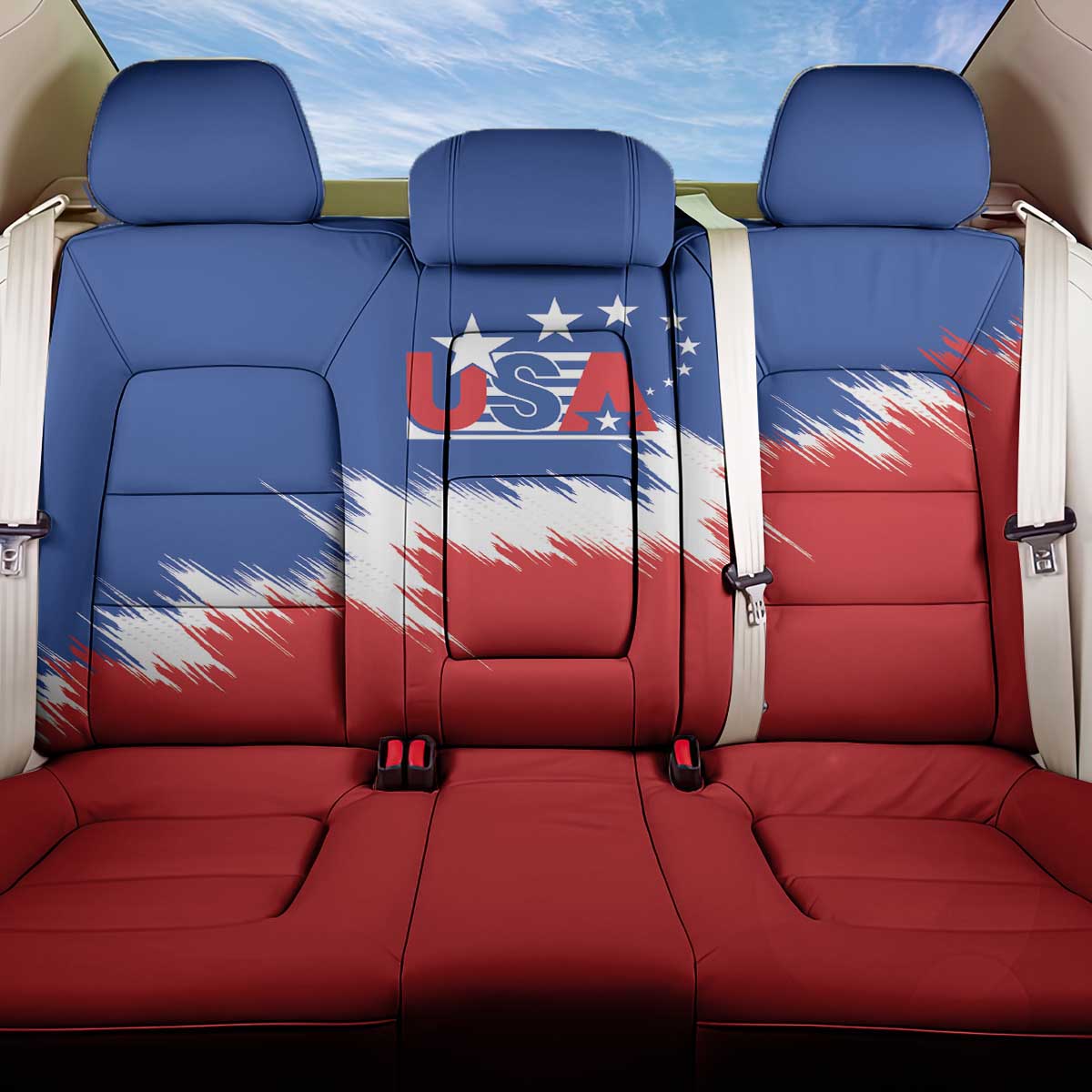 USA Soccer Back Car Seat Cover Always Possible Todo Es Posible - Wonder Print Shop