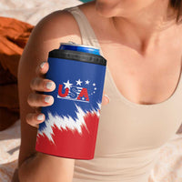 Custom USA Soccer 4 in 1 Can Cooler Tumbler Always Possible Todo Es Posible - Wonder Print Shop