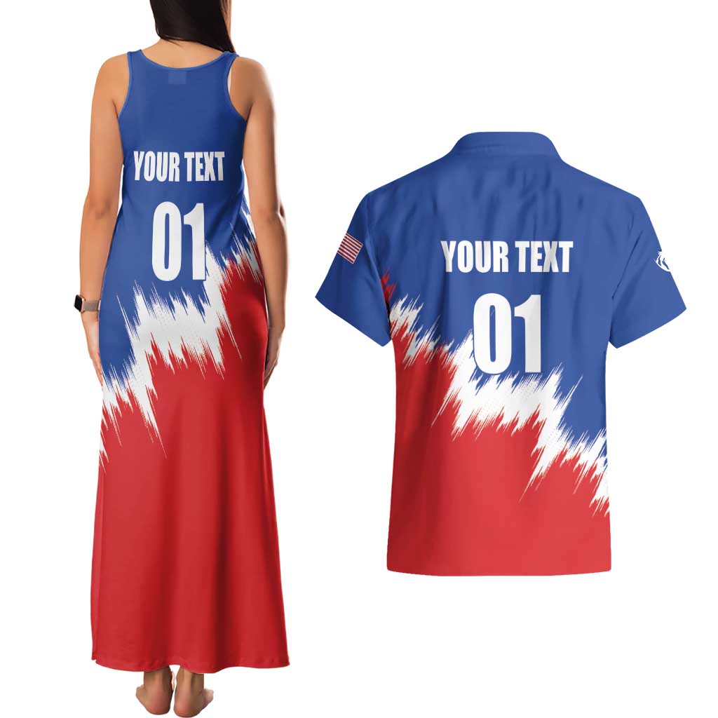 Custom USA Soccer Couples Matching Tank Maxi Dress and Hawaiian Shirt Always Possible Todo Es Posible - Wonder Print Shop
