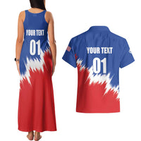 Custom USA Soccer Couples Matching Tank Maxi Dress and Hawaiian Shirt Always Possible Todo Es Posible - Wonder Print Shop