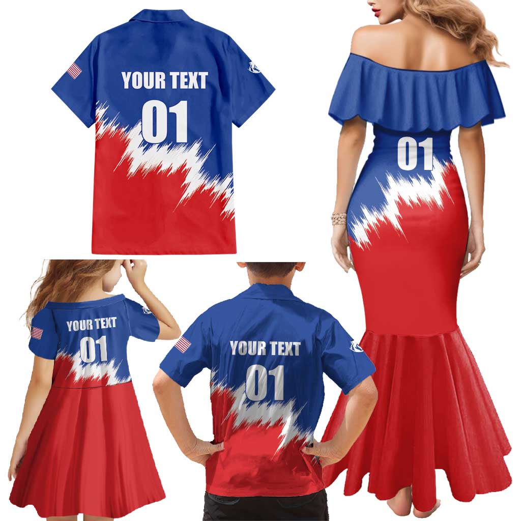 Custom USA Soccer Family Matching Mermaid Dress and Hawaiian Shirt Always Possible Todo Es Posible - Wonder Print Shop
