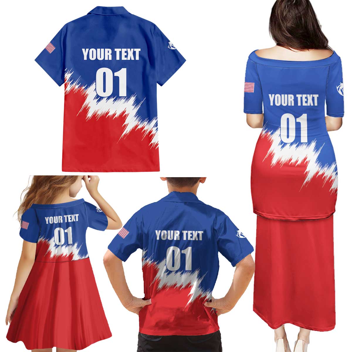 Custom USA Soccer Family Matching Puletasi and Hawaiian Shirt Always Possible Todo Es Posible - Wonder Print Shop