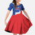 Custom USA Soccer Family Matching Short Sleeve Bodycon Dress and Hawaiian Shirt Always Possible Todo Es Posible - Wonder Print Shop