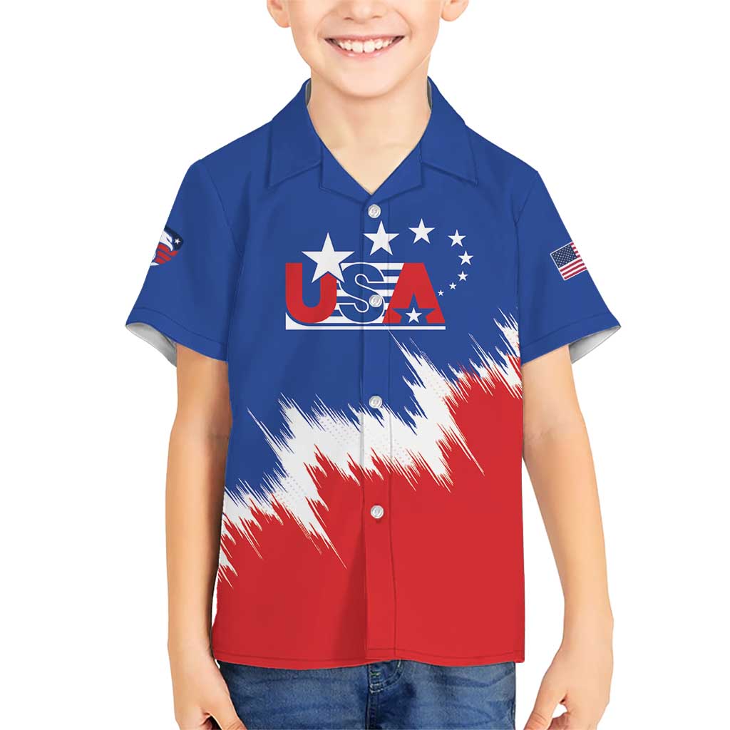 Custom USA Soccer Kid Hawaiian Shirt Always Possible Todo Es Posible - Wonder Print Shop