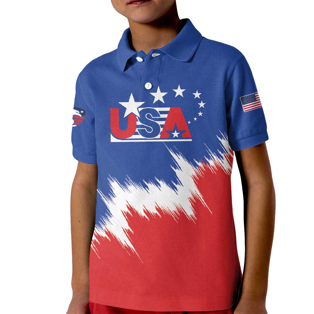 Custom USA Soccer Kid Polo Shirt Always Possible Todo Es Posible - Wonder Print Shop