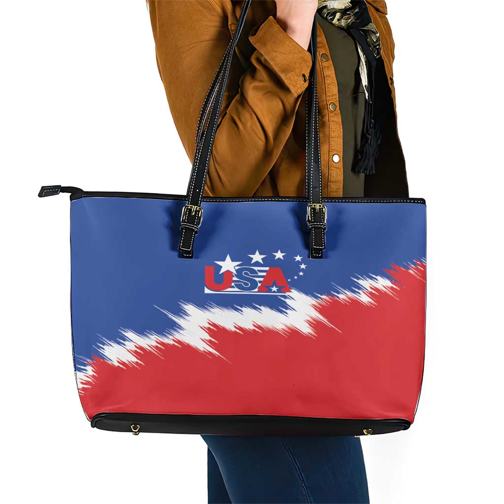 USA Soccer Leather Tote Bag Always Possible Todo Es Posible - Wonder Print Shop